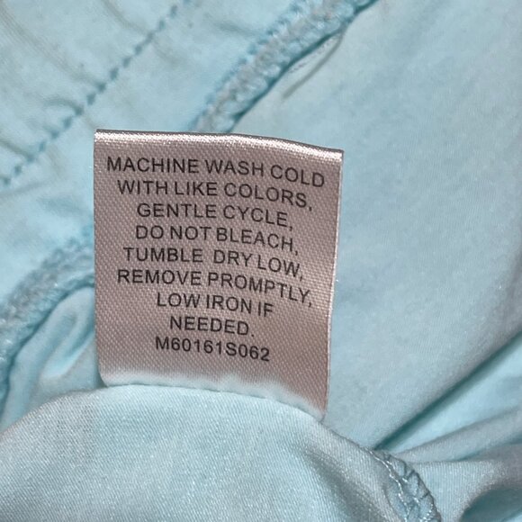 Silverwear Knit Skort Light Teal Size L Large Stretch Pull-On - Picture 8 of 8